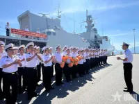Naval Ship 016 – Quang Trung departs for Australia for Kakadu 2026