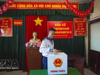 Early voting conducted in most remote offshore platform cluster