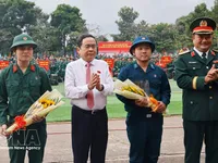 NA Chairman attends military handover and enlistment ceremony in Ho Chi Minh City