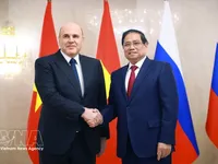 Vietnamese, Russian PMs hold talks, witness signing of nuclear power agreement