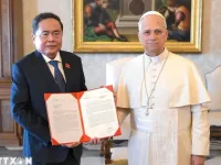 NA Chairman meets Pope Leo XIV at the Vatican