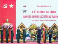 Party, State leader asks Military Region 1 to position itself as comprehensively strong force