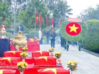 Nghe An repatriates remains of 72 volunteer soldiers, experts from Laos