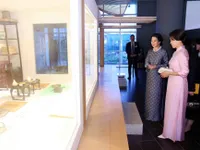Vietnamese, Korean First Ladies visit Vietnam Museum of Ethnology