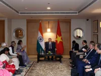 Top Vietnamese leader receives President of India-Vietnam Friendship Association