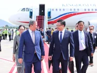 Cambodian Prime Minister arrives in Hanoi for official visit, ASEAN Future Forum 2026