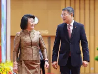 Prime Minister meets with Cambodian National Assembly President