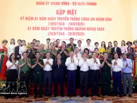 Leaders attend meeting marking Traditional Days of public security and diplomacy sectors
