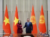 Vietnamese, Kyrgyzstani leaders discuss ways to deepen bilateral relations