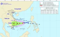 Tropical depression grows into storm Etau