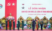 Party, State leader asks Military Region 1 to position itself as comprehensively strong force