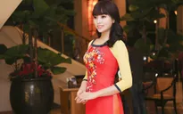 Hoa hậu Kỳ Duyên khác lạ với kiểu tóc mới
