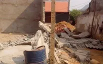 Sập tường, hai thợ xây chết thảm