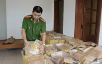 Quảng Trị: Tiêu hủy gần 1,5 tấn hàng hóa không rõ nguồn gốc