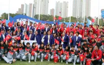 Đoàn thể thao Việt Nam làm lễ thượng cờ tại Asiad 17