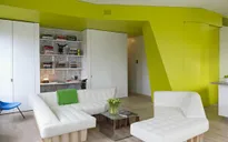 Thích thú với căn hộ vàng chanh lạ mắt