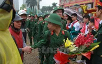 Hà Nội: Sôi nổi Lễ giao nhận quân đợt 1 năm 2015