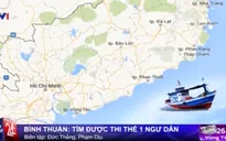 Tìm thấy thi thể 1 ngư dân trong vụ chìm tàu cá BV 95568 TS
