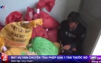 Bắt vụ vận chuyển gần 1 tấn thuốc nổ ra đảo Lý Sơn