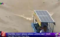 Đồng Tháp: Người dân không tin xuồng chạy được bằng năng lượng mặt trời