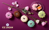 Thưởng thức bánh trung thu kem lạnh từ Mỹ