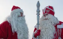 Thú vị ông già Noel Nga và Phần Lan giao lưu cuối năm