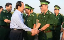 Bí thư Thành ủy TP.HCM thăm, chúc Tết tại huyện Cần Giờ