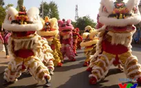 Rộn ràng múa Lân dịp Tết Trung thu tại Hà Nội