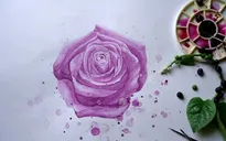 Vẽ tranh sinh động bằng than củi, tàn thuốc
