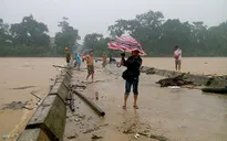Mưa lớn gây ngập lụt trên diện rộng tại Hà Tĩnh
