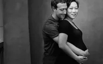 Mark Zuckerberg khoe ảnh ôm vợ bầu đầy tình cảm