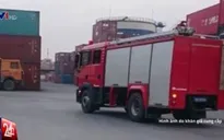 Cháy tàu chở phốt pho tại cảng Nam Hải, TP. Hải Phòng