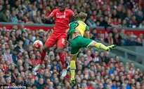 Liverpool 1-1 Norwich: Báo động đỏ cho HLV Rodgers!
