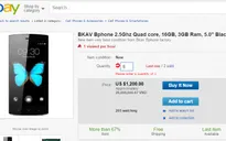 Bphone được bán trên eBay Nhật với giá 1.200 USD