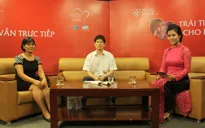 Giao lưu trực tuyến với ê-kíp Trái tim cho em