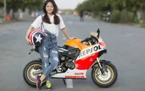 Honda MSX phong cách xe đua MotoGP của nữ biker Vĩnh Long