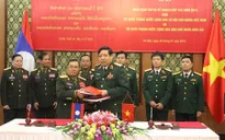 Bộ Quốc phòng Việt-Lào ký Nghị định thư và Kế hoạch hợp tác 2015