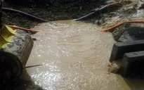 Vỡ đường ống dẫn nước sạch sông Đà về Hà Nội