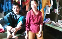 Ăn xin nuôi chồng ốm, con trai nằm liệt giường