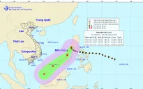 Bão số 5 khiến biển động rất mạnh