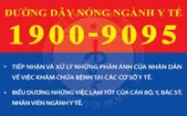 Thống nhất đường dây nóng ngành Y tế 1900-9095 trên toàn quốc