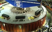 Lắp đặt rotor tổ máy số 1 Nhà máy thủy điện Lai Châu