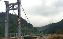 Quảng Bình: Bàn giao 10 cầu treo dân sinh trước mùa mưa bão