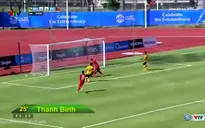 Thanh Bình chạm bóng tinh tế ghi bàn mở tỉ số vào lưới U23 Brunei