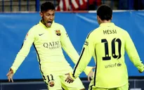 Neymar rực sáng, Barca thắng ngược Atletico