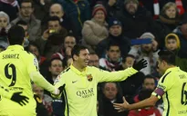 Athletic Bilbao 2 - 5 Barcelona: Messi rực sáng, Barca đại thắng