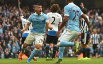Aguero ghi 5 bàn trong 20 phút, Man City vùi dập Newcastle với tỷ số 6-1
