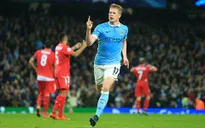 De Bruyne tỏa sáng phút bù giờ, Man City ngược dòng đánh bại Sevilla