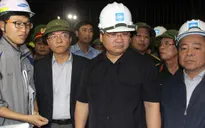 Sập giàn giáo ở Formosa: Phó Thủ tướng kiểm tra công tác cứu hộ, cứu nạn