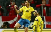 Lượt đi play-off Euro 2016: Thụy Điển đánh bại Đan Mạch trong cuộc đối đầu Bắc Âu